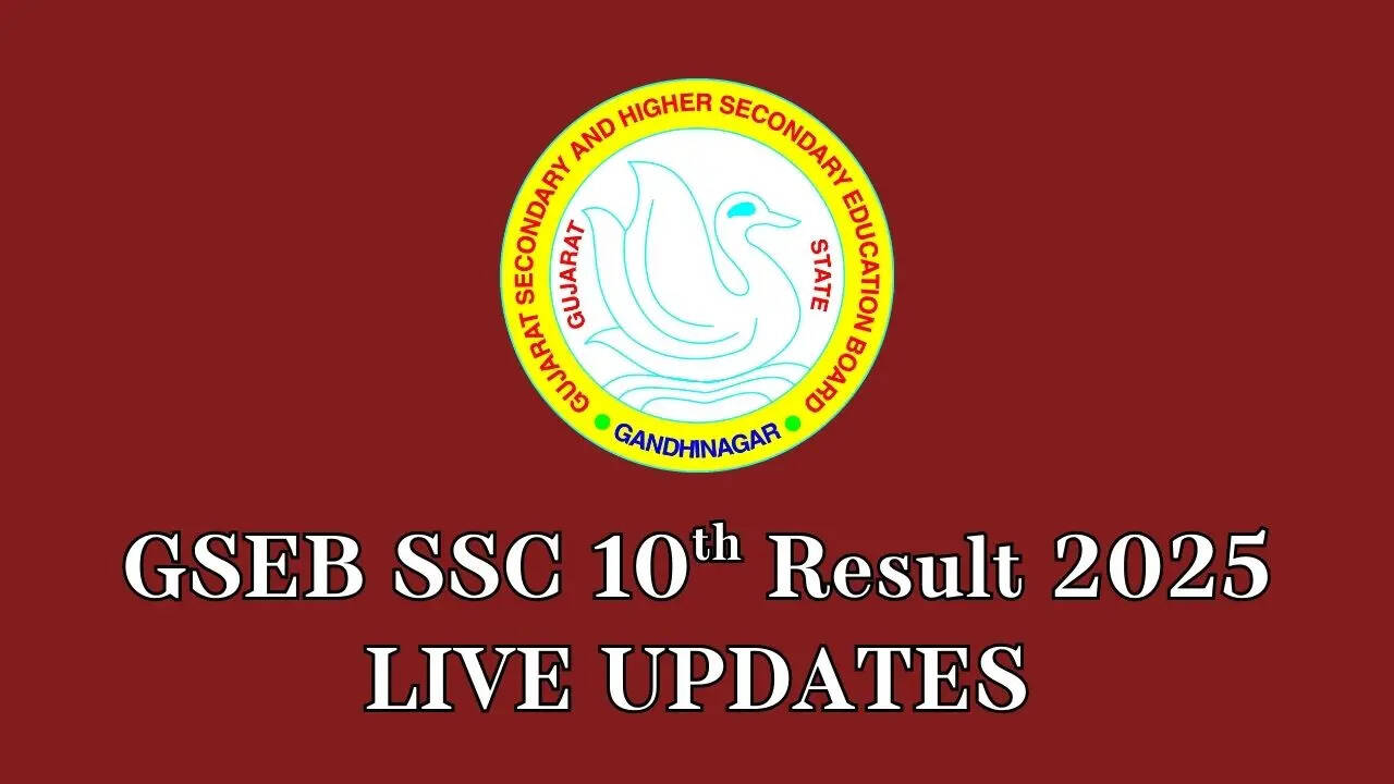 GSEB SSC 10th Result 2025 gseborg Live Updates Gujarat Board Class 10 Result Declared gsebservicecom Direct Link Steps to Download Mark Sheet PDF