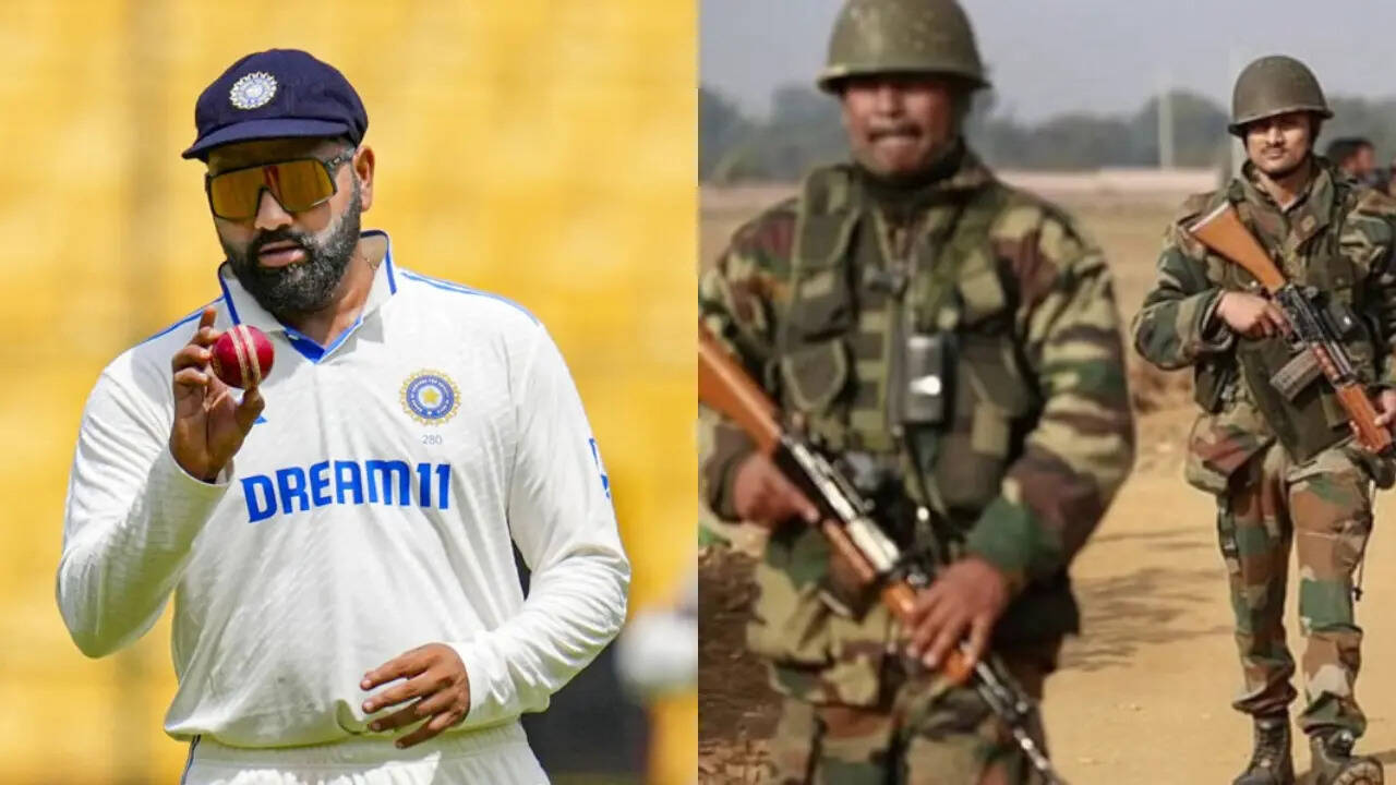 Rohit Sharma's Reaction Goes Viral After Indian Army Nullifies Pakistan's Cowardly Attack Rohit Sharma's Reaction Goes Viral After Indian Army Nullifies Pakistan's Cowardly Attack